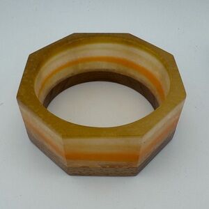 Art To Wear Wooden and Resin Wearable‎ Bracelet